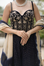 Load image into Gallery viewer, Sapphire Corset with Sharara