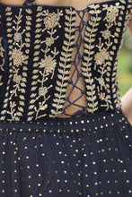 Load image into Gallery viewer, Sapphire Corset with Sharara