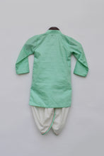 Load image into Gallery viewer, Boys Aqua Green Kurta With Dhoti