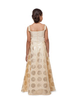 Load image into Gallery viewer, Girls Gold Evening Gown