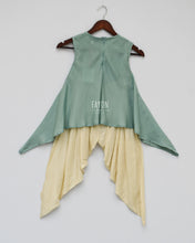 Load image into Gallery viewer, Girls Light Blue Kurti With Dhoti