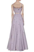 Load image into Gallery viewer, Lilac Handwork Lehanga
