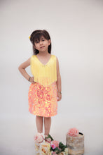 Load image into Gallery viewer, Girls Yellow &amp; Orange Dress